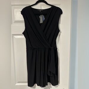 Chic Black Sleeveless Romper